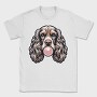 Cocker Spaniel Chewing Gum, Tricou Barbati (Unisex)