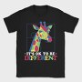 Autism Giraffe, Tricou Barbati (Unisex)