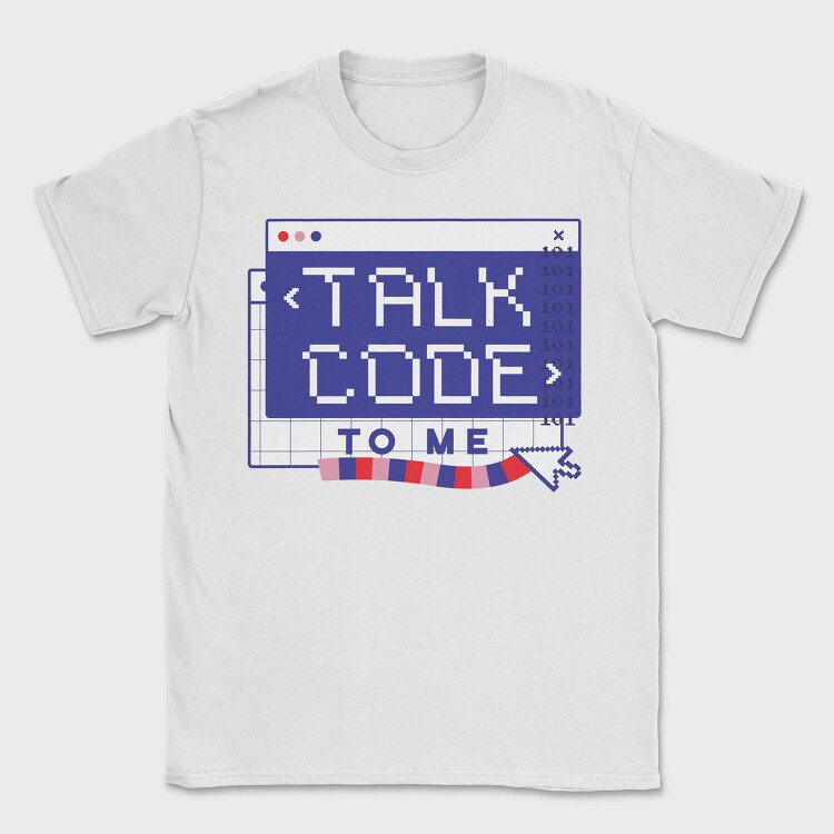 Coding Talk Code To Me Mug, Tricou Barbati (Unisex)