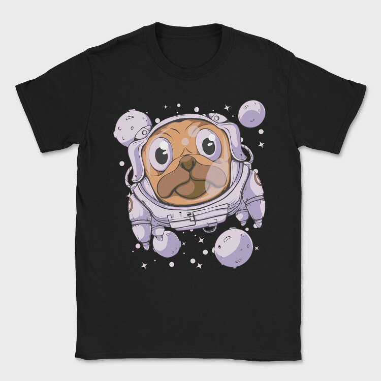 Astropug, Tricou Barbati (Unisex)