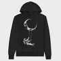 Astronaut Swinging, Hanorac Oversize Barbati (Unisex)