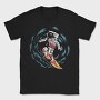 Astronaut Surf space, Tricou Barbati (Unisex)