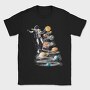 Astronaut Planets Christmas Tree, Tricou Barbati (Unisex)