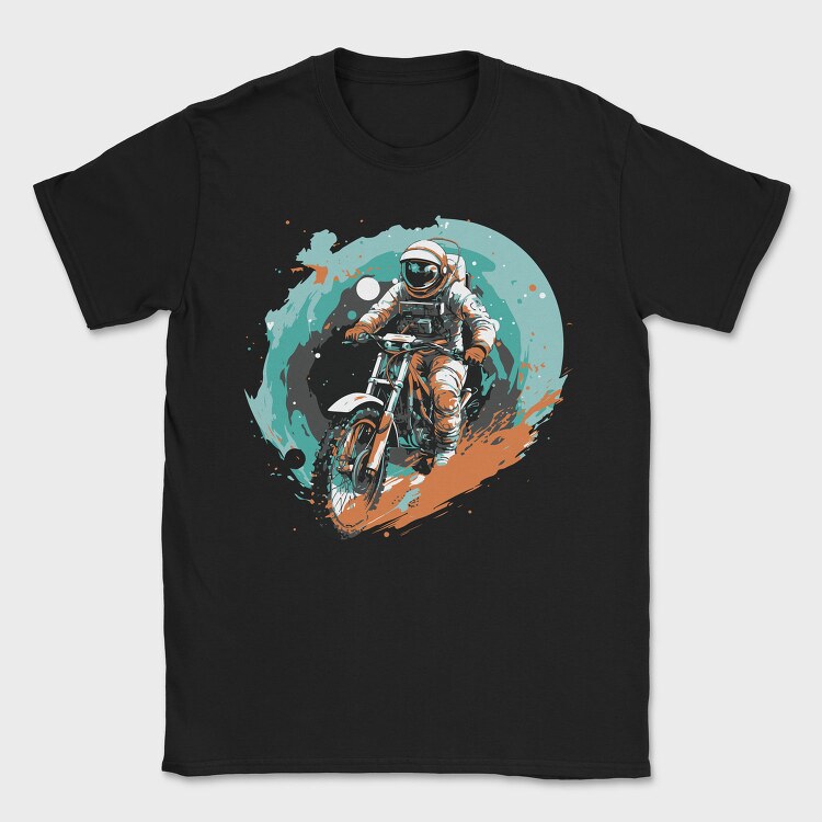Astronaut Motorbike, Tricou Barbati (Unisex)