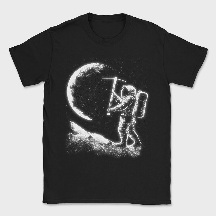Astronaut Moon Picking, Tricou Barbati (Unisex)