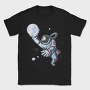 Astronaut Moon Basket, Tricou Barbati (Unisex)