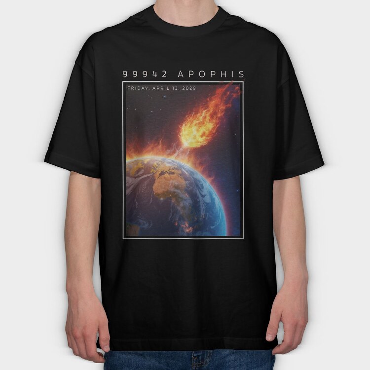 Apophis Comet, Tricou Oversize Barbati (Unisex)
