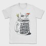 Coffee Christmas Skeleton Anti Santa Addicted, Tricou Barbati (Unisex)