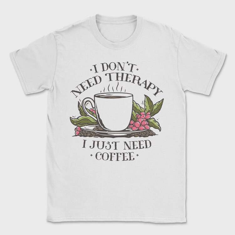 Coffee Drink And Grapes Coffecup, Tricou Barbati (Unisex)