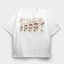 Coffee Drink Evolution Weekly, Tricou Oversize Barbati (Unisex)