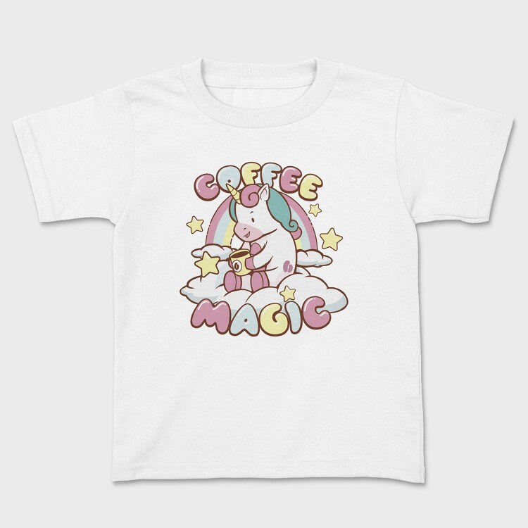 Coffee Magic Unicorn, Tricou Copii