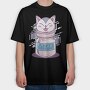 Antidepressant Cat, Tricou Oversize Barbati (Unisex)