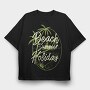 Beach Island, Tricou Oversize Barbati (Unisex)