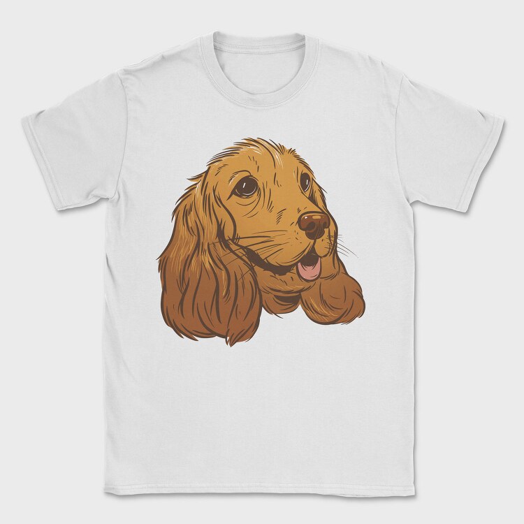Coker Spaniel Dog, Tricou Barbati (Unisex)