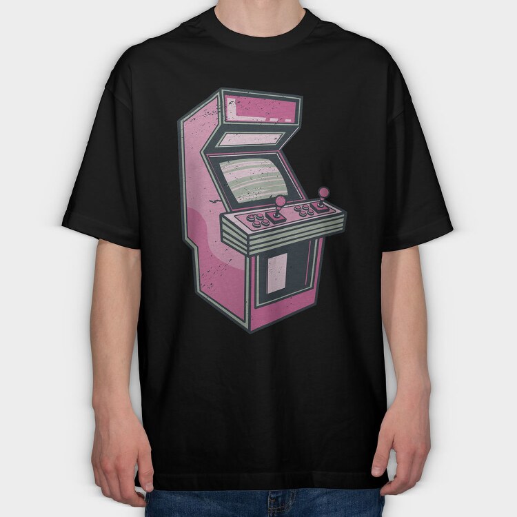 Arcade Games, Tricou Oversize Barbati (Unisex)