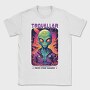Colorful Alien Traveler Trend, Tricou Barbati (Unisex)