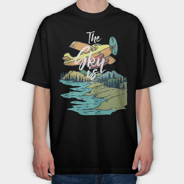 Alaska, Tricou Oversize Barbati (Unisex)