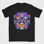 Colorful Lion Head, Tricou Barbati (Unisex)