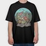 Off Road Moto, Tricou Oversize Barbati (Unisex)