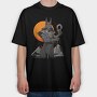 Anubis Character, Tricou Oversize Barbati (Unisex)