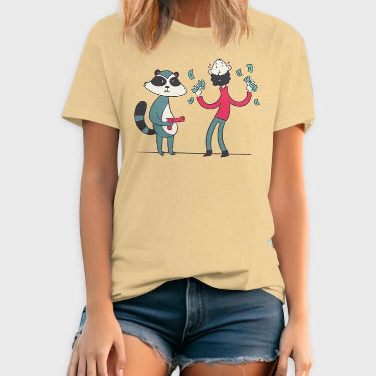 Raccoon Guy, Tricou Barbati (Unisex)