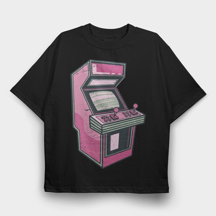 Arcade Games, Tricou Oversize Barbati (Unisex)