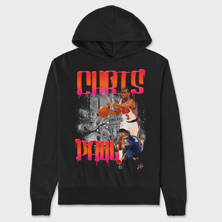Christmas Basketball, Hanorac Oversize Barbati (Unisex)