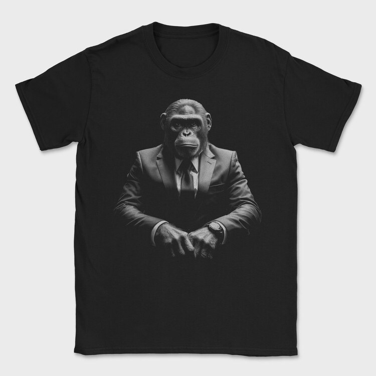 Ape Suit Monochrome, Tricou Barbati (Unisex)