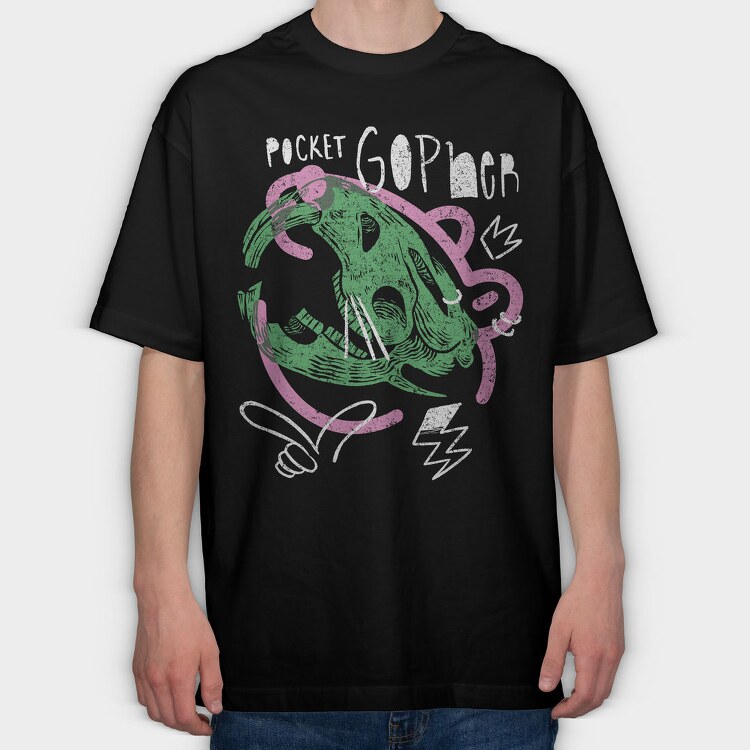 Animal Skulls 9, Tricou Oversize Barbati (Unisex)