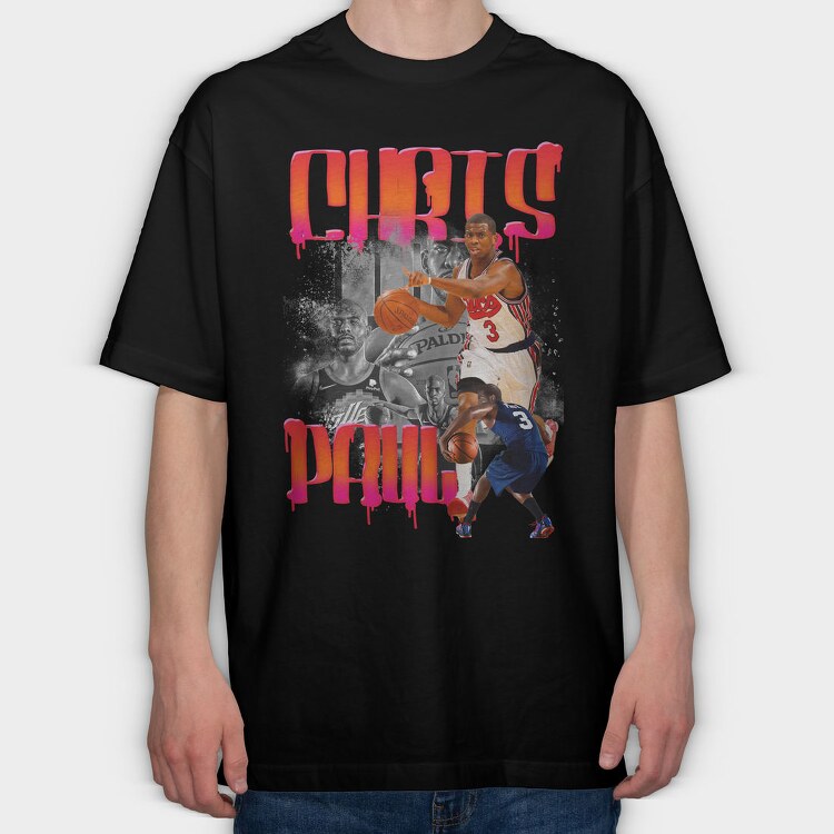 Christmas Basketball, Tricou Oversize Barbati (Unisex)