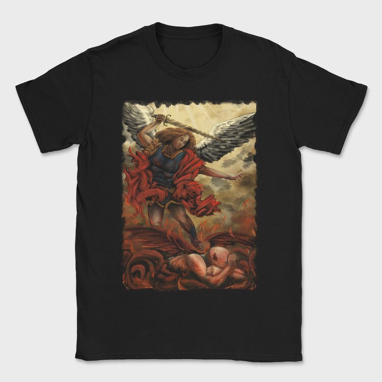 Angel and Devil Painting, Tricou Barbati (Unisex)