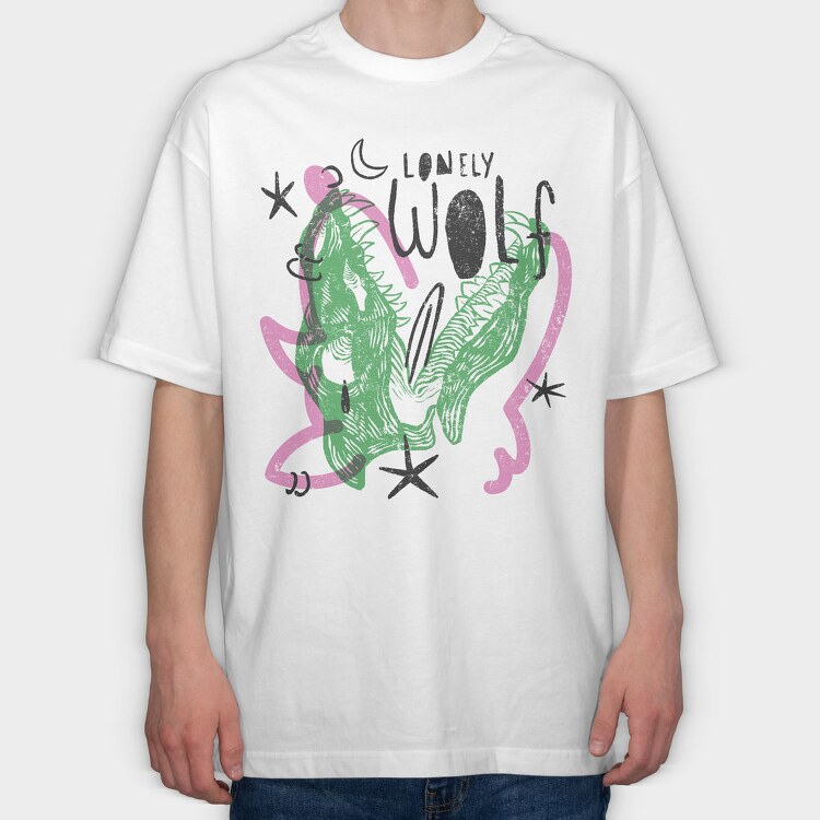 Animal Skulls 7, Tricou Oversize Barbati (Unisex)
