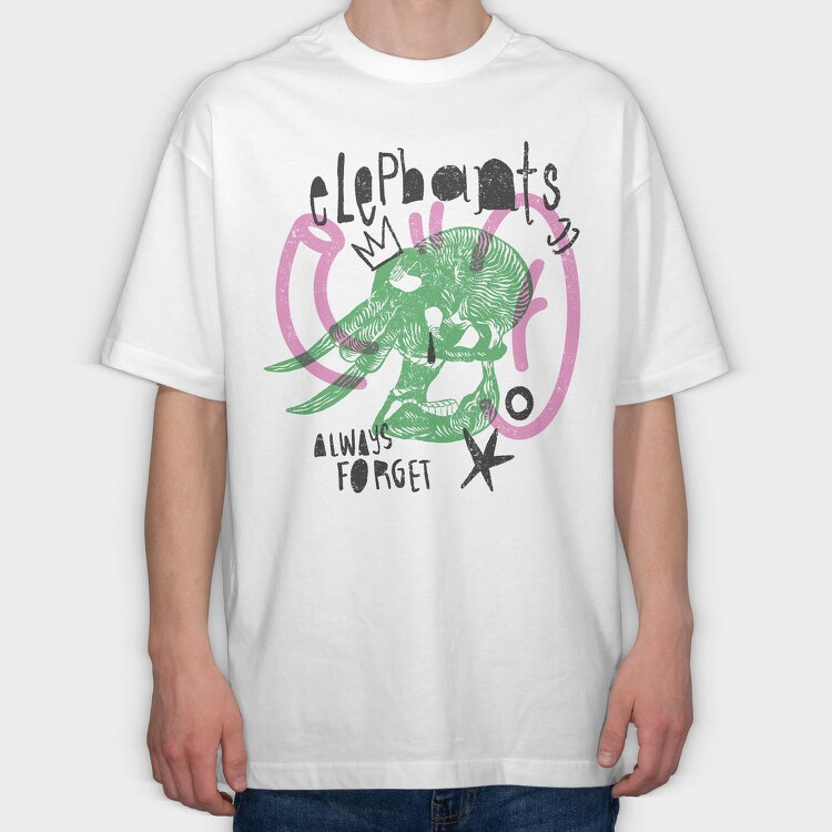 Animal Skulls 11, Tricou Oversize Barbati (Unisex)