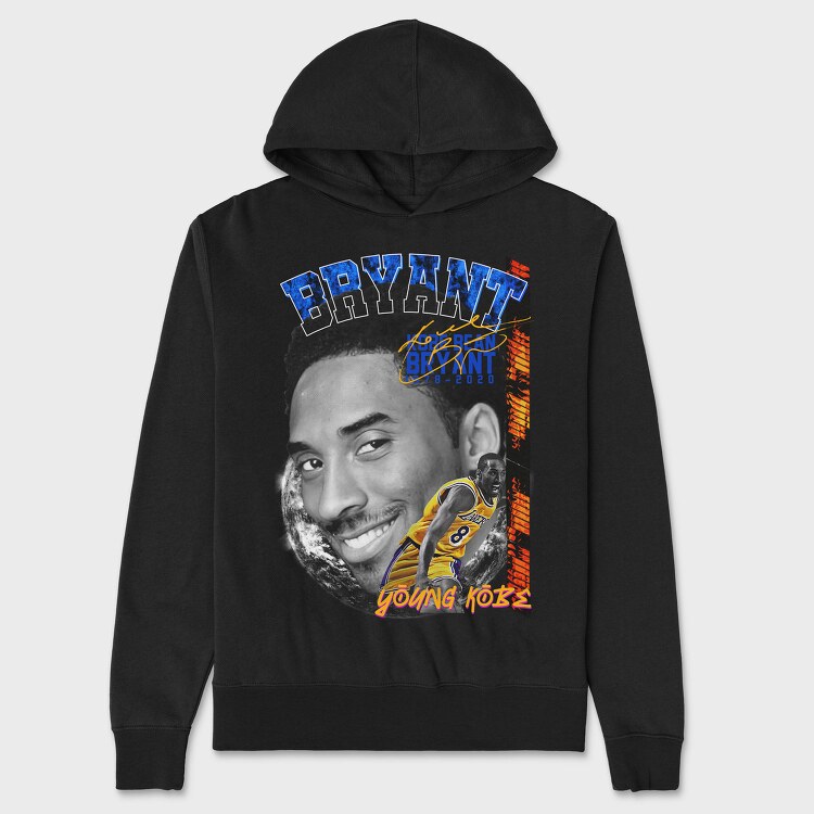 Kobe Bryant Young Kobe, Hanorac Oversize Barbati (Unisex)