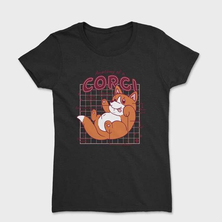 Anatomy of a Corgi, Tricou Femei