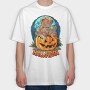 Halloween Teddy Bear, Tricou Oversize Barbati (Unisex)
