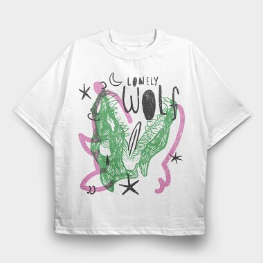 Animal Skulls 7, Tricou Oversize Barbati (Unisex)
