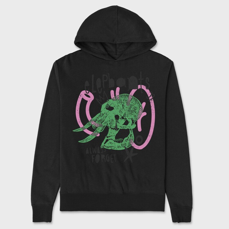 Animal Skulls 11, Hanorac Oversize Barbati (Unisex)