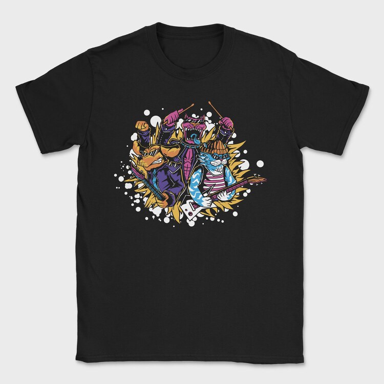 Animal Rock Band, Tricou Barbati (Unisex)