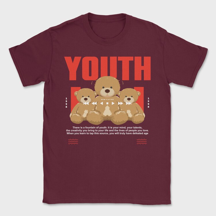 Youth Bear, Tricou Barbati (Unisex)