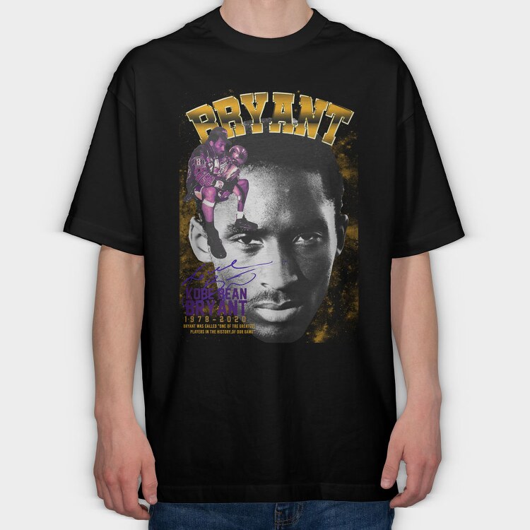 Kobe Bryant Nba, Tricou Oversize Barbati (Unisex)