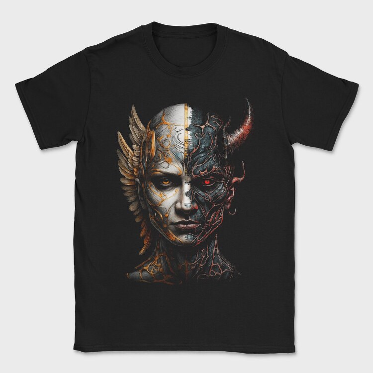 Angel & Devild, Tricou Barbati (Unisex)