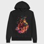 Ancient Warrior Watercolor, Hanorac Oversize Barbati (Unisex)