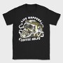 Coffee Skull Cofee Hellps, Tricou Barbati (Unisex)