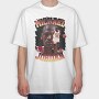 Michael Jordan Basketball, Tricou Oversize Barbati (Unisex)