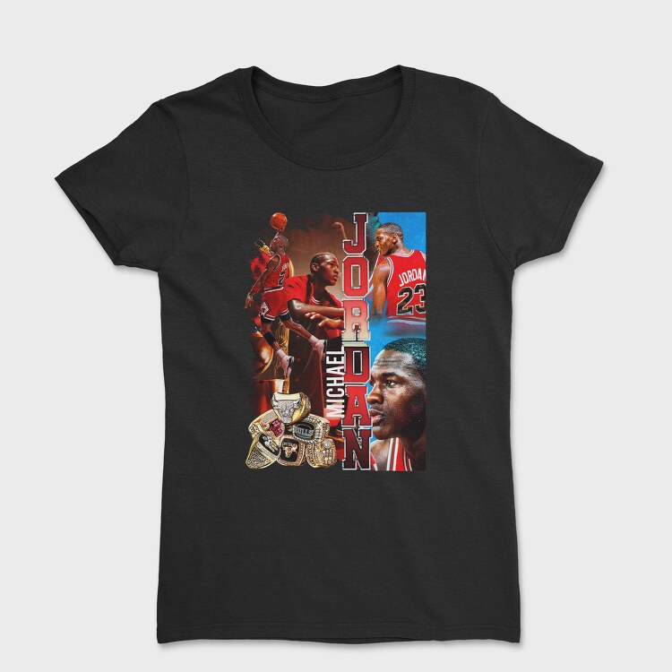 Michael Jordan Bulls Championships, Tricou Femei