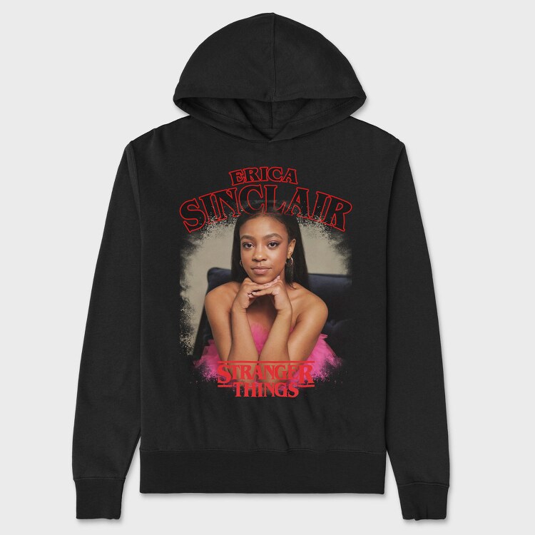 Erica Snclair Stranger Things, Hanorac Oversize Barbati (Unisex)