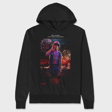 Fireworks Summer Stranger, Hanorac Oversize Barbati (Unisex)
