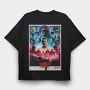 Halftone Frenzy Club, Tricou Oversize Barbati (Unisex)
