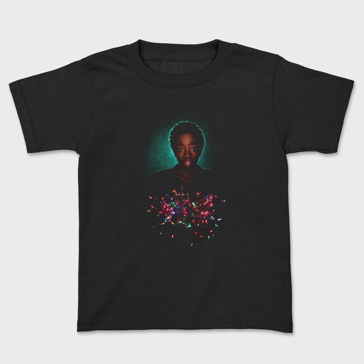 Halftone Portrait Confetti, Tricou Copii